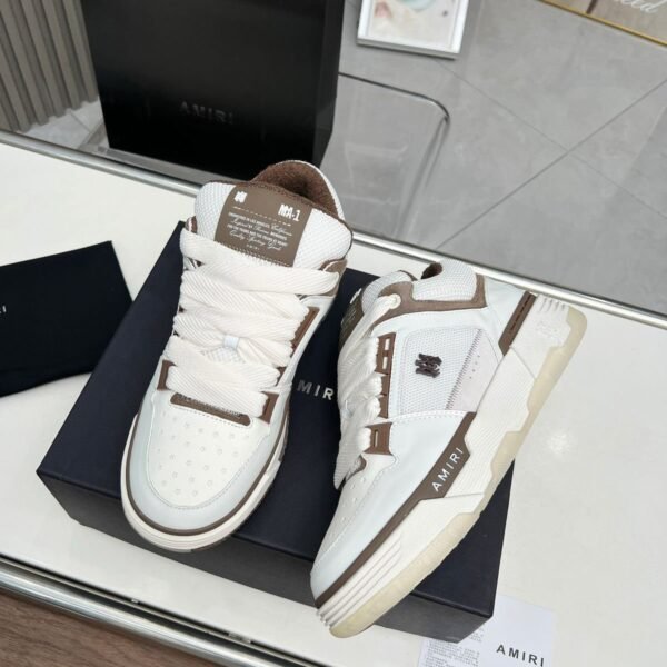 Alternative view of AMIRI MA 2 WHITE BROWN SNEAKER 🔥