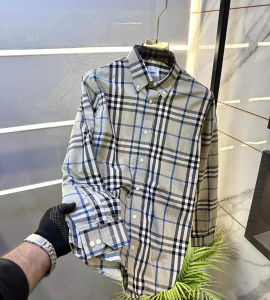 Burberry Grey Premium Checks Shirt F2606-GY
