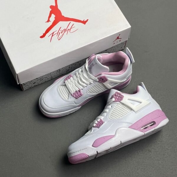 Alternative view of NIKE AIR JORDAN RETRO 4 PINK OREO 🔥