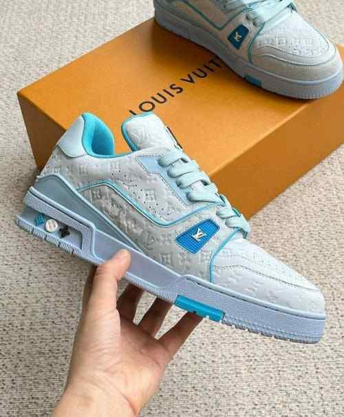 Louis Vuitton X Tyler The Creator Trainer Blue (370 - Image 4