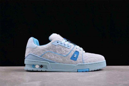 Louis Vuitton X Tyler The Creator Trainer Blue (370 - Image 6