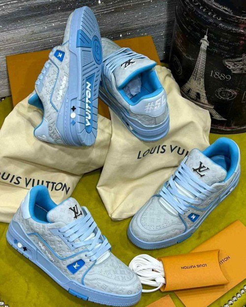Louis Vuitton X Tyler The Creator Trainer Blue (370 - Image 2