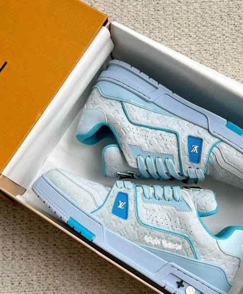Louis Vuitton X Tyler The Creator Trainer Blue (370 - Image 5