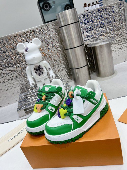 LOUIS VUITTON TRAINER MAXI GREEN 160 - Image 3
