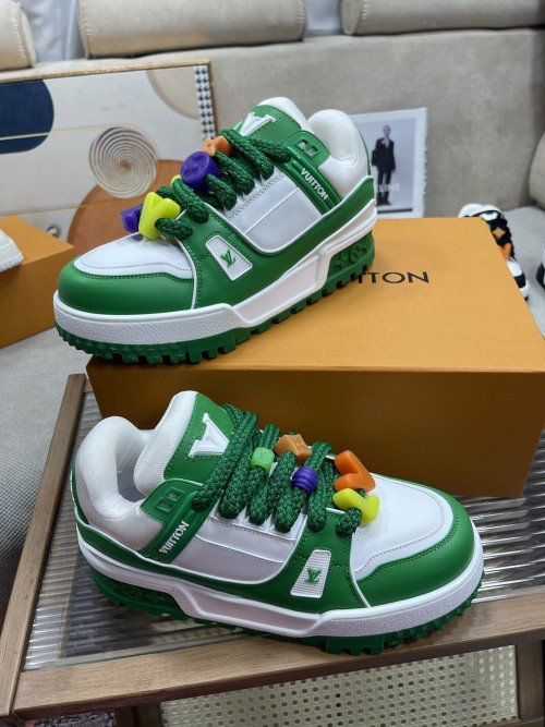 LOUIS VUITTON TRAINER MAXI GREEN 160 - Image 2