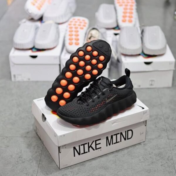 Alternative view of Nike Mind 002 Black Hyper Crimson