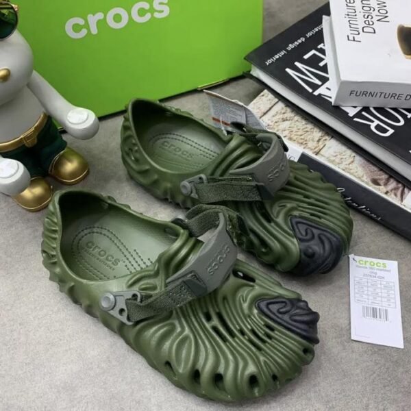 Crocs Salehe Bembury The Pollex Clog Olive Green With og box and carry bag