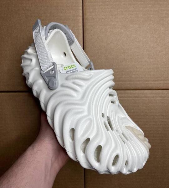 Alternative view of Crocs Salehe Bembury The Pollex Clog White With og box and carry bag