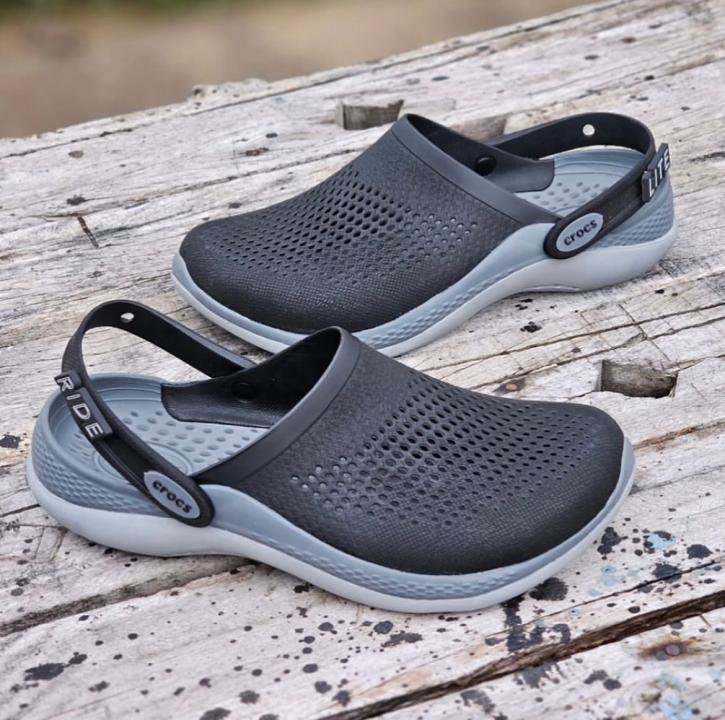 Crocs lite ride 360 dark grey sole carry bag og box