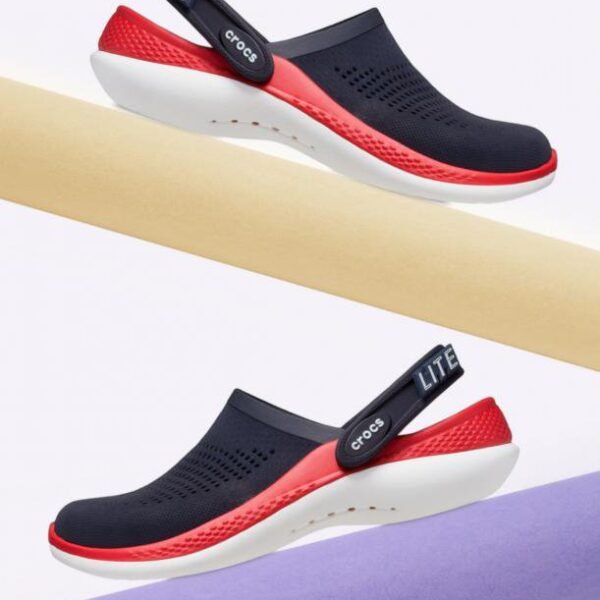 Alternative view of Crocs Lite Ride 360 Navy Red Carry Bag Og box
