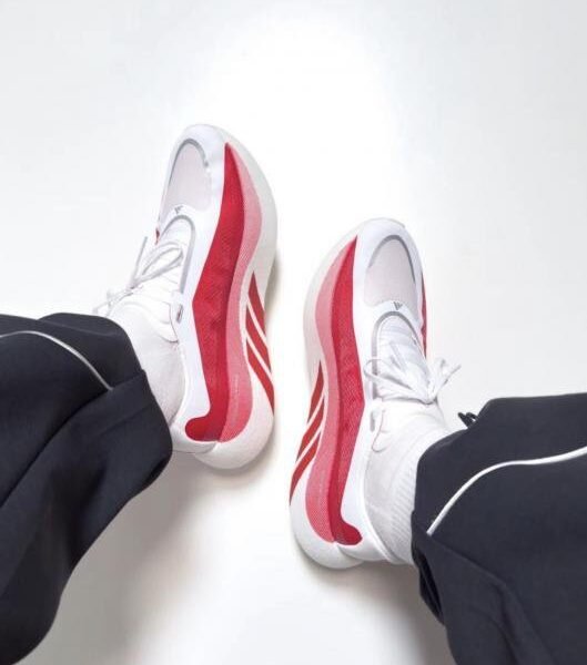 Alternative view of Adidas Hyperboost edge Solar red