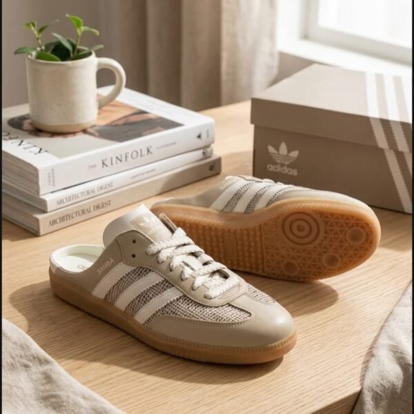 Alternative view of ADIDAS SAMBA MULE BEIGE 🔥