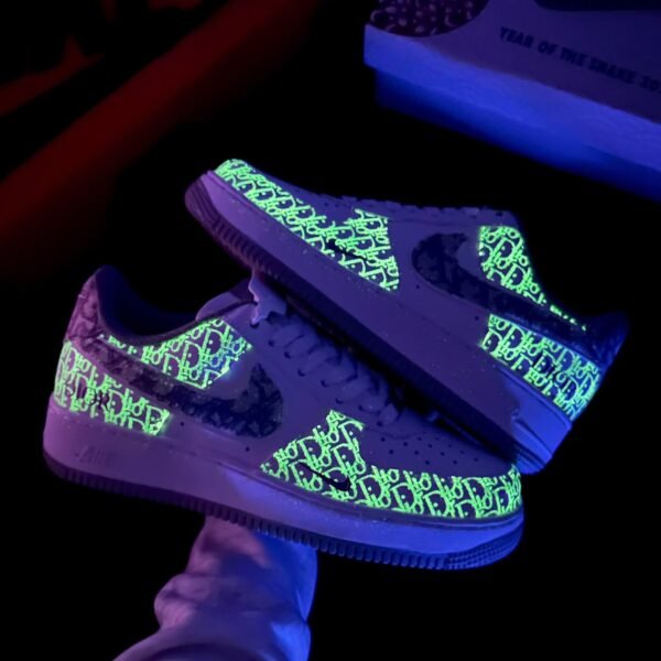 Nike Air Force 1 07 Dior White And Grey