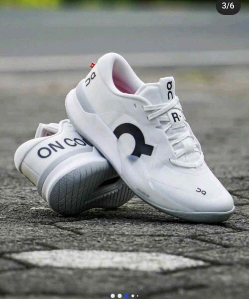Alternative view of On Cloud The Roger Pro 2 White Black