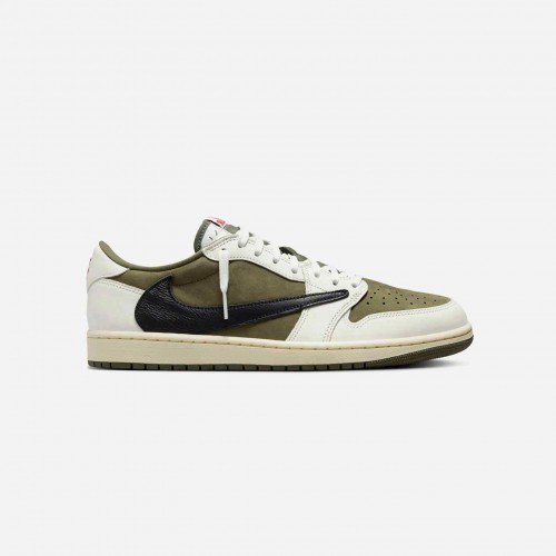Alternative view of Nike Air Jordan 1 X Travis Scott Retro Low OG Sp Medium Olive