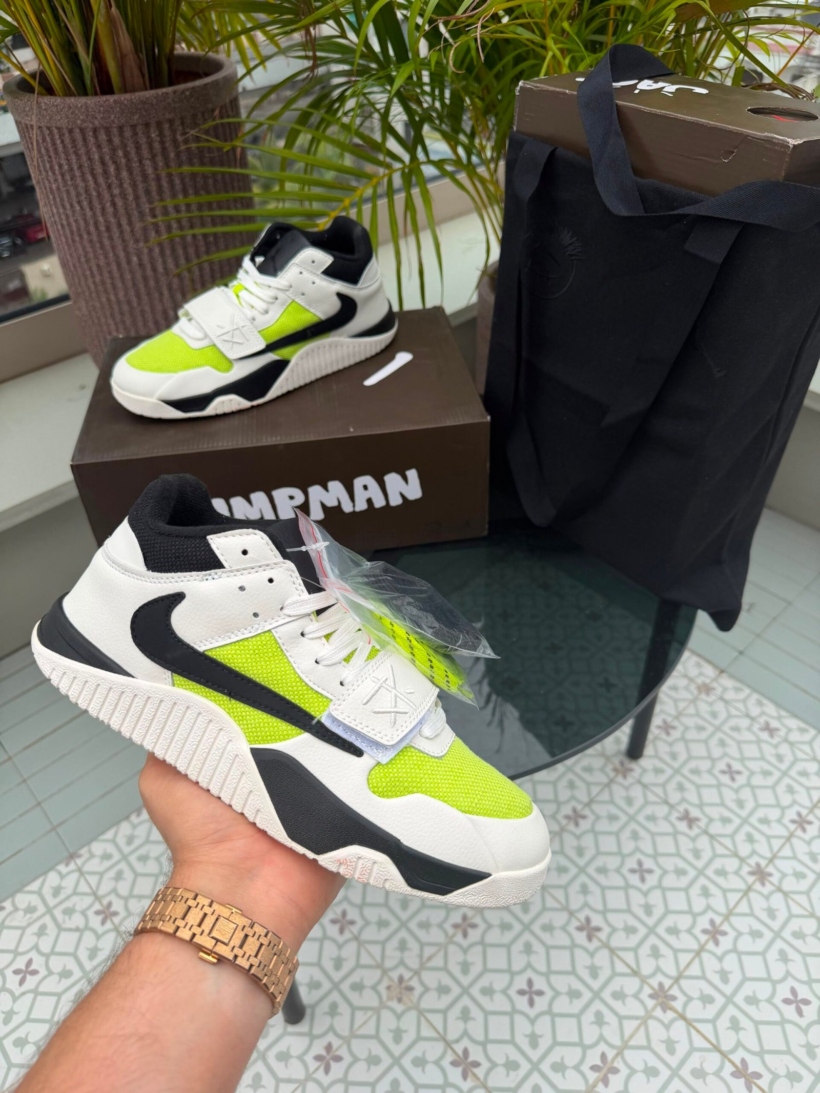 Travis Scott X Jordan Jumpman Jack Trainer Bright Cactus
