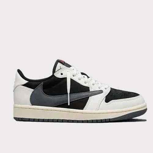 NIKE AIR JORDAN 1 LOW X TRAVIS SCOTT GREY FOG - Image 4