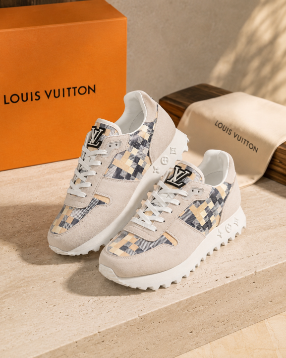 LOUIS VUITTON RUNWAY SNEAKER EMBROSSED MULTI - Image 2