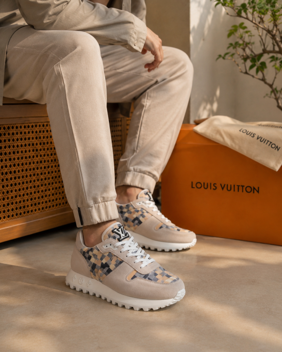 LOUIS VUITTON RUNWAY SNEAKER EMBROSSED MULTI - Image 3