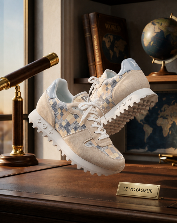 LOUIS VUITTON RUNWAY SNEAKER EMBROSSED MULTI - Image 4