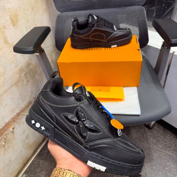 Louis Vuitton Skate Sneaker Oversized Flower Black🔥