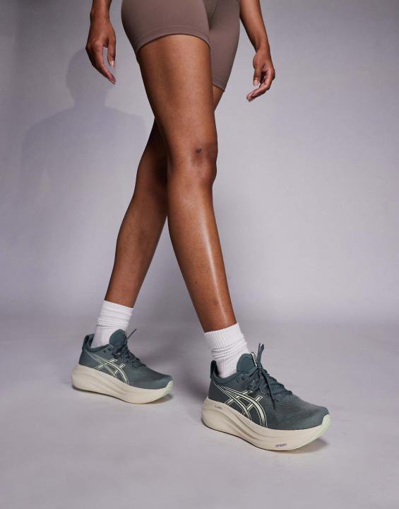 Asics Gel Nimbus 27 Olive Green - Image 3