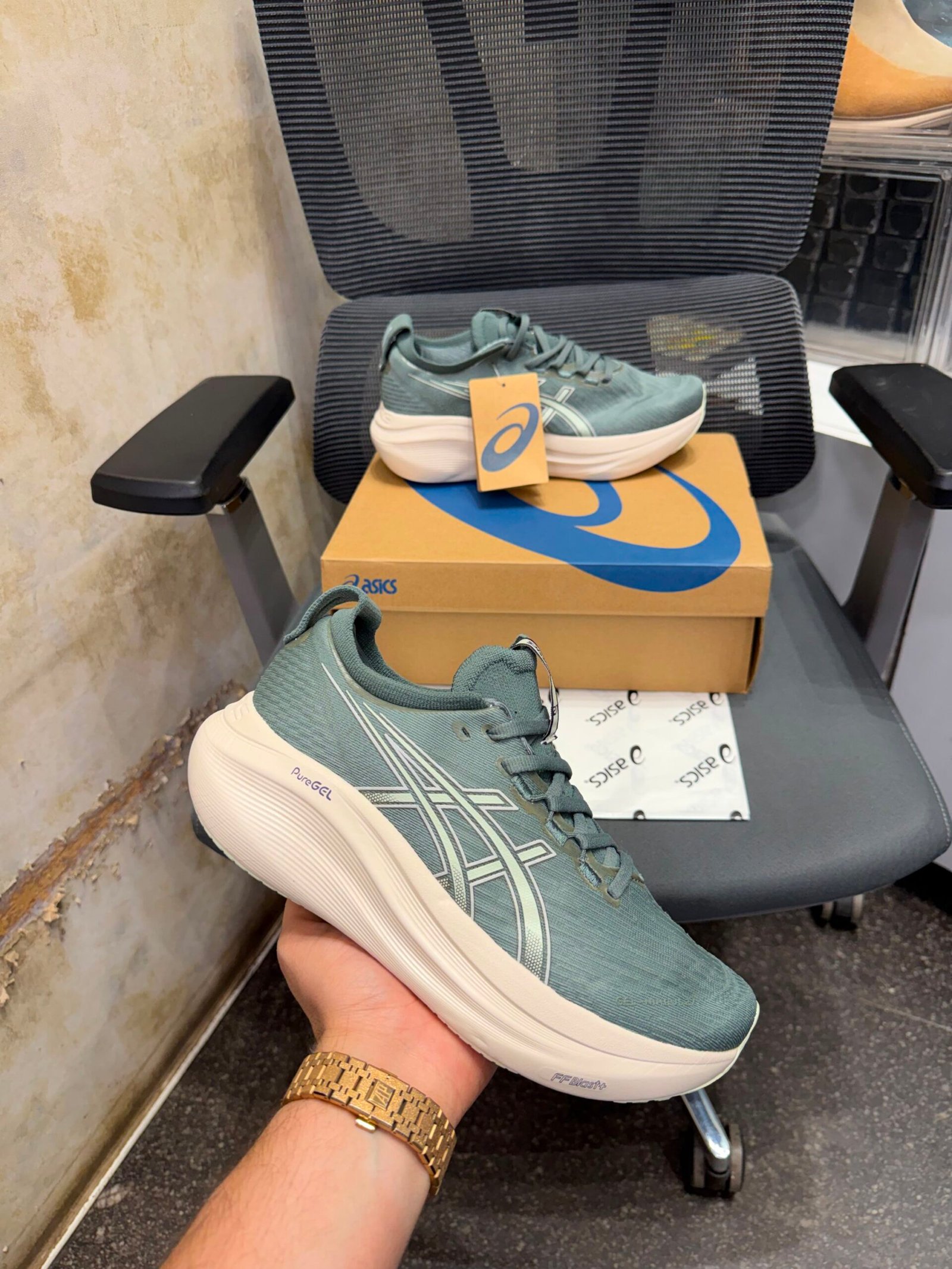 Asics Gel Nimbus 27 Olive Green