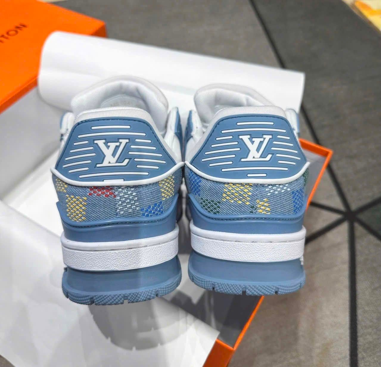 Louiss Vuitton Denim Demier LV Trainerš„ - Image 6
